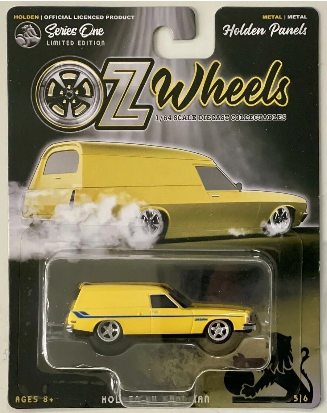 OZ WHEELS - HOLDEN SANDMAN HX PANEL VAN - 5/6 YELLOW - LIMITED EDITION SERIES 1