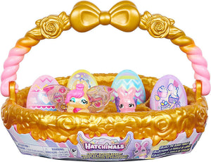 Hatchimals Family Spring Basket Gold/pink
