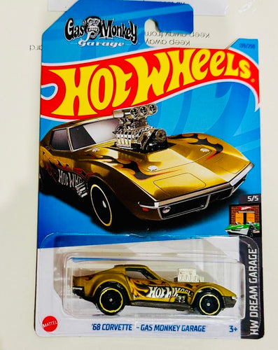 HOT WHEELS '68 CORVETTE - GAS MONKEY GARAGE HW DREAM GARAGE 5/5