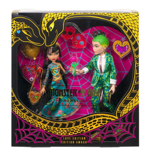 Mattel 2023 Monster High Howliday CLEO and DEUCE Love Edition 2-Pack Set