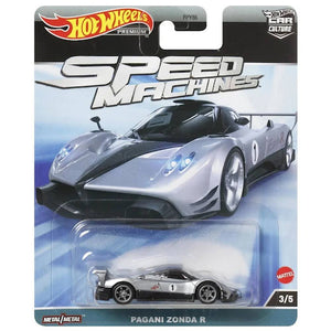 Hot Wheels Premium Speed Machines Metal Pagani Zonda R