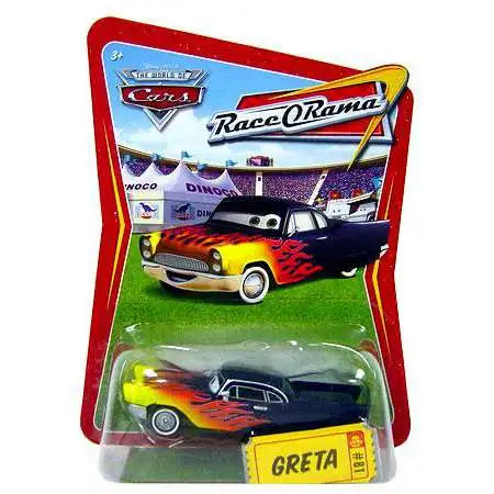 Disney Pixar Cars World of Cars RACE O'RAMA  GRETA No: 81 *