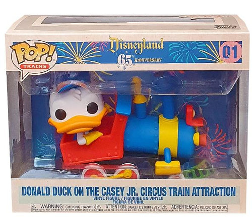 Disneyland 65th Anniversary Donald in Train Engine Pop Vinyl! 01