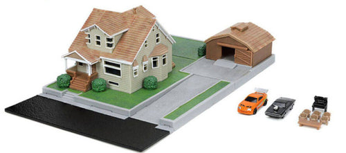 Fast & Furious Dom's House Nano Scene with 2 Vehicles