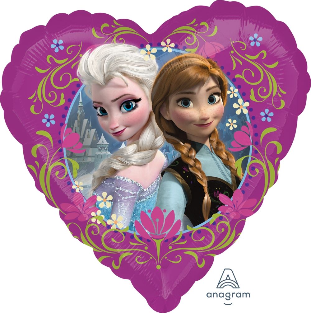 Disney Frozen Love Heart Shaped foil Balloon
