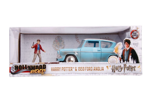 Harry Potter - 1959 Ford Anglia 1:24 Hollywood Ride Diecast Vehicle*