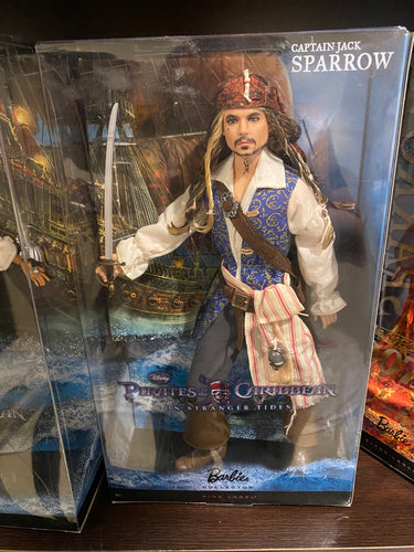 Barbie Mattel Disney Captain Jack Sparrow Pirates Of The Caribbean 2010 Doll