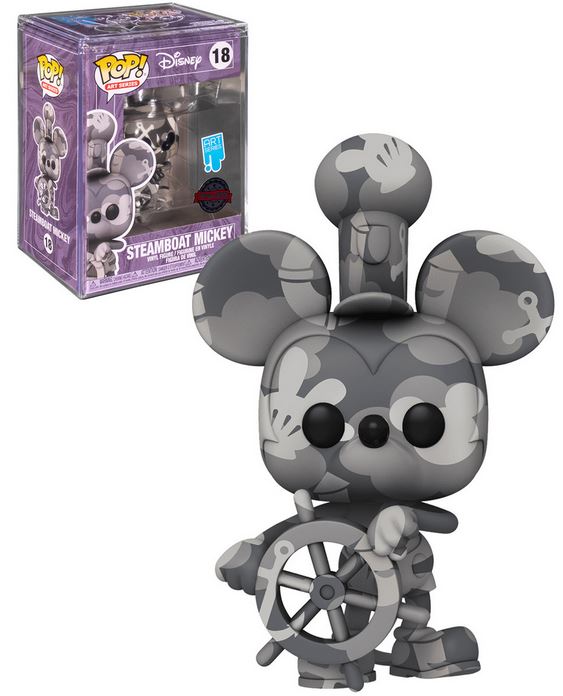 Mickey Mouse Steamboat Willie (Artist) US Exclusive Pop Vinyl! 18
