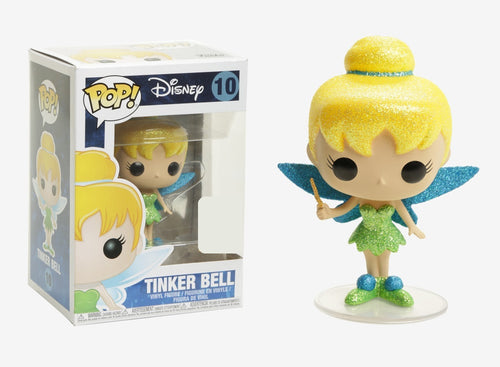 Peter Pan - TinkerBell Diamond Glitter Exclusive Pop Vinyl! 10