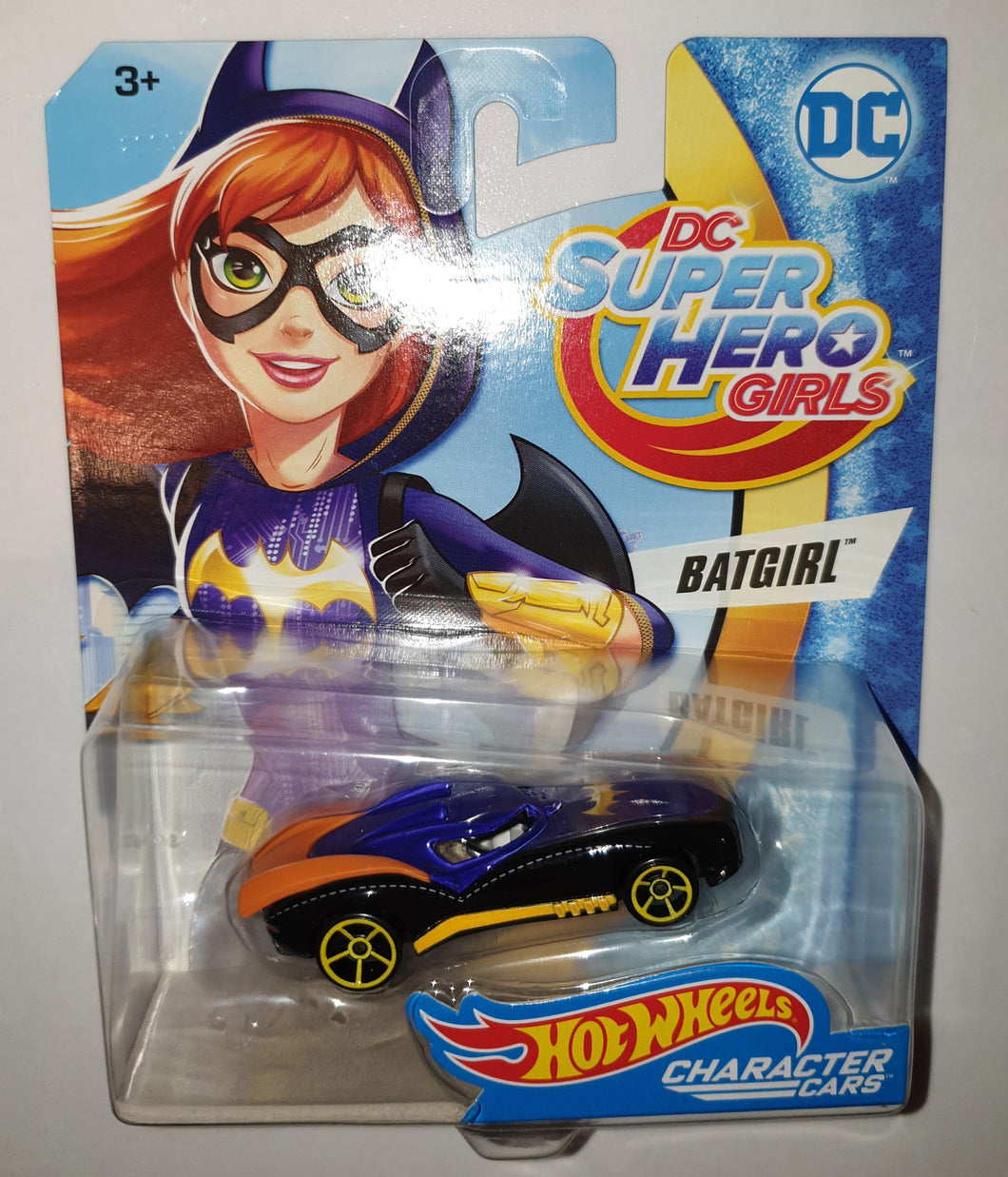 Hot Wheels DC Super Hero Girls Batgirl Character Car 1:64