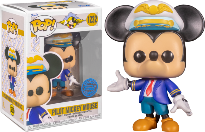 Disney - Pilot Mickey Mouse Pop Vinyl! 1232