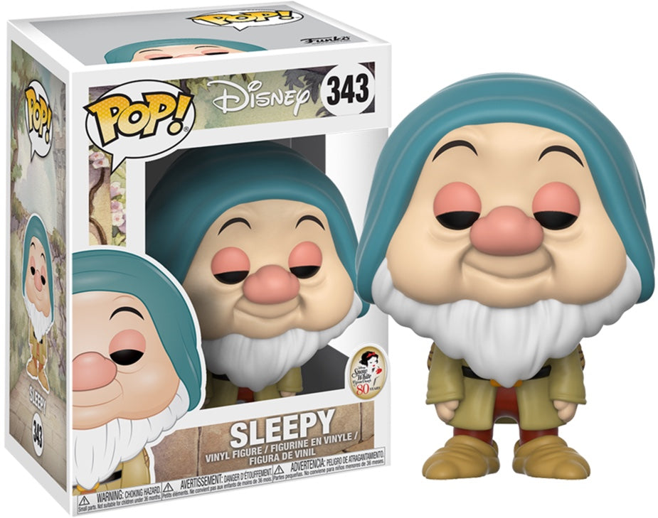 Snow White Seven Dwarf Disney Sleepy Pop Vinyl! 343