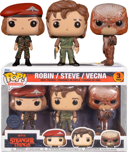 Stranger Things 4 - Robin, Steve & Vecna Pop! Vinyl Figure 3-Pack