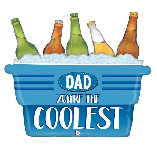 Coolest Dad Cooler Esky Foil Balloon