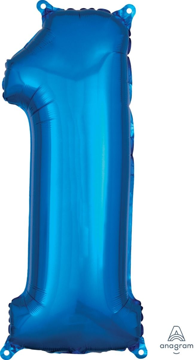 Blue Number 1 Anagram Foil 66cm (26