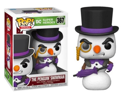 Batman Penguin Snowman Holiday US Exclusive Pop Vinyl! 367