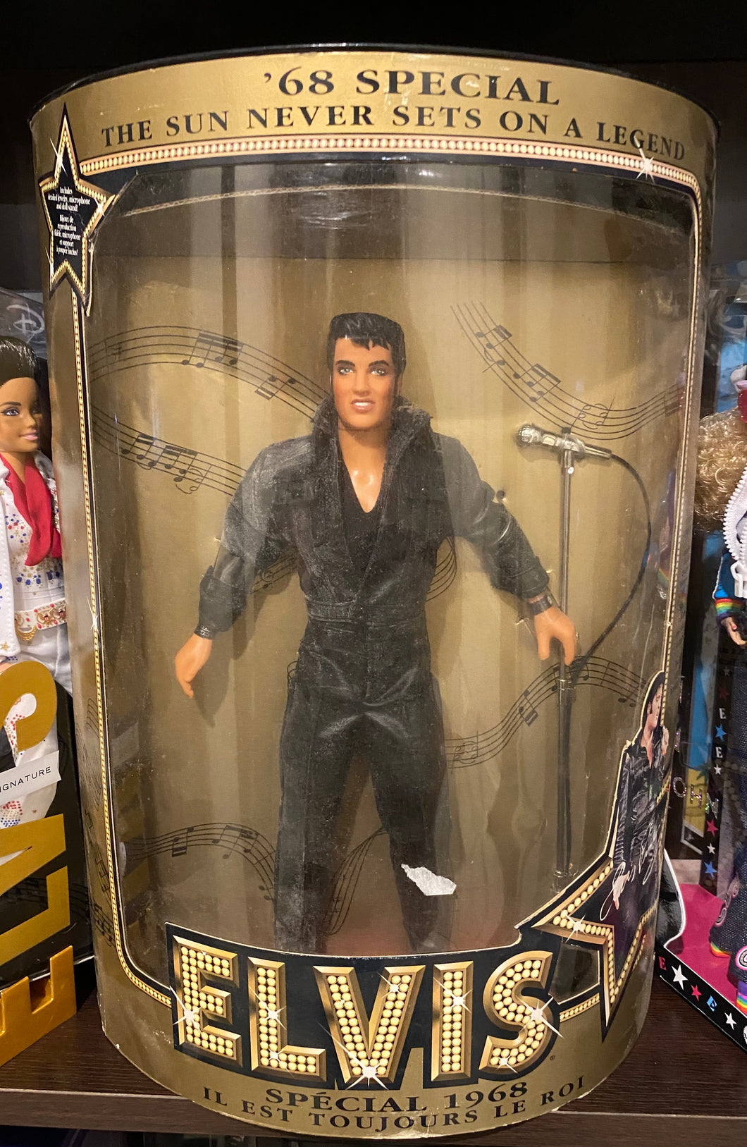 ELVIS PRESLEY DOLL 68 Special Hasbro 1993 12 Doll Funhouse Toys