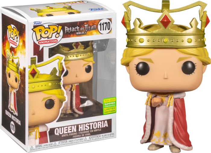 Attack on Titan - Queen Historia Pop Vinyl! 1170 2022 Summer Convention Exclusive)