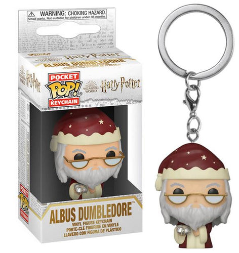 Harry Potter Dumbledore Holiday Pocket Pop Keychain!