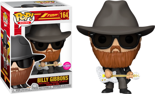 ZZ Top - Billy Gibbons Flocked Pop Vinyl! 164