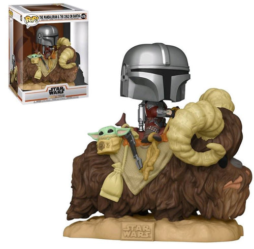 Star Wars: The Mandalorian with Child on Bantha Pop Deluxe! 416