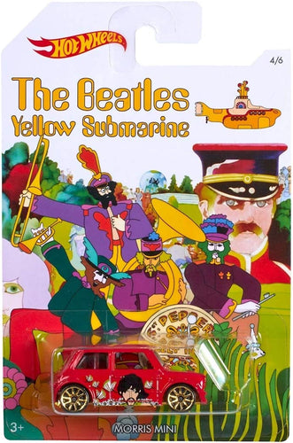Hot Wheels THE BEATLES Yellow Submarine Morris Mini No 4/6