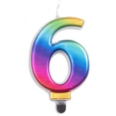 #6 Rainbow Jumbo Candle P1