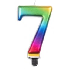 #7 Rainbow Jumbo Candle P1