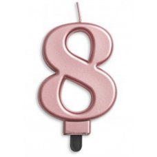 #8 Rose Gold Jumbo Candle P1