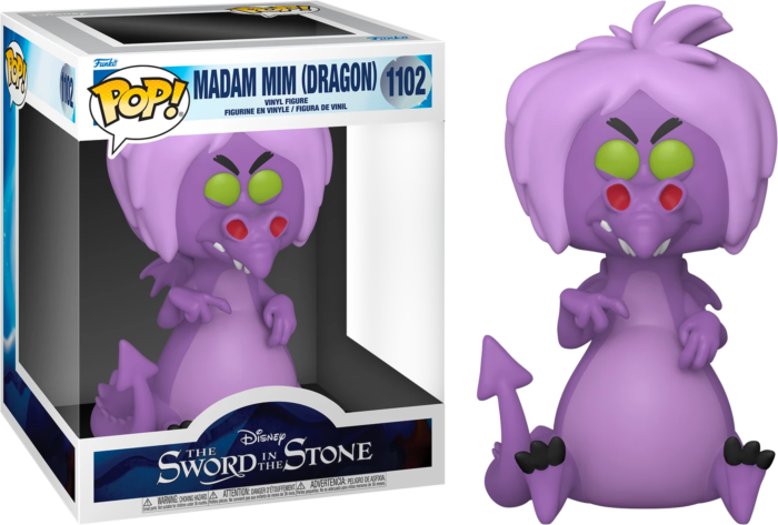 The Sword in the Stone - Madam Mim as Dragon 6” Super Sized Pop Vinyl! 1102