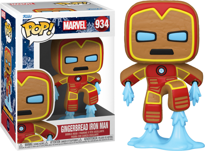 Marvel: Holiday - Iron Man Gingerbread Man Pop Vinyl! 934