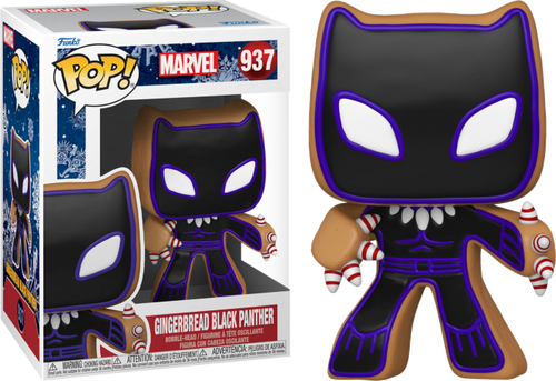 Marvel: Holiday - Black Panther Gingerbread Man Pop Vinyl! 937