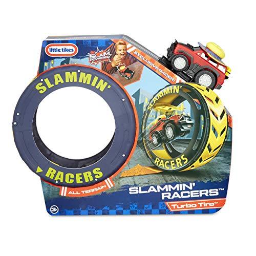 Little Tikes Slammin' Racers Turbo Tire Playset & Vehicle with Sounds