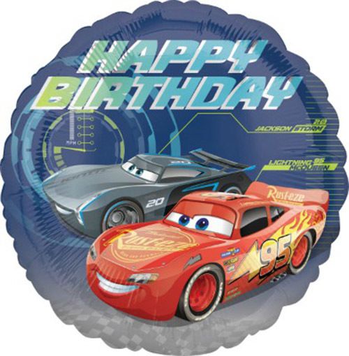 Disney CARS HAPPY BIRTHDAY FOIL BALLOON