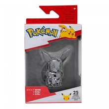 Pokemon 25th Anniversary Celebration Silver Eevee Figure