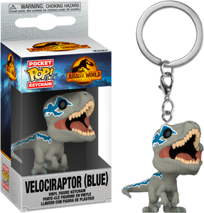 Jurassic World: Dominion - Velociraptor Blue Pocket Pop! Vinyl Keychain