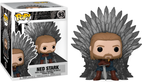 Game of Thrones - Ned Stark on Throne 10th Anniversary Deluxe Pop Vinyl!93