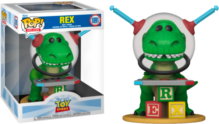 Toy Story - Rex with Controller Deluxe Pop Vinyl! 1091