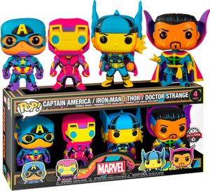 Marvel Blacklight Captain America Iron Man Thor Doctor