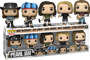 Pearl Jam - Mike McCready, Jeff Ament, Eddie Vedder, Matt Cameron & Stone Gossard Pop! Vinyl Figure 5-Pack