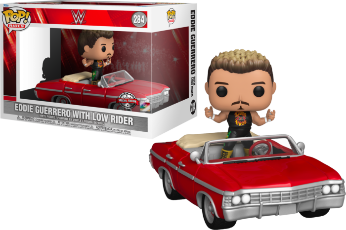 WWE - Eddie Guerrero with Low Rider Pop! Rides Vinyl Figure #284