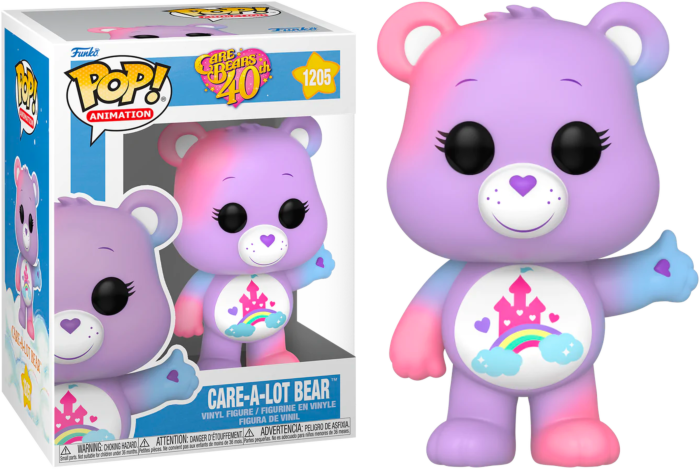 Care Bears - Care-a-Lot Bear 40th Anniversary Pop Vinyl! 1205