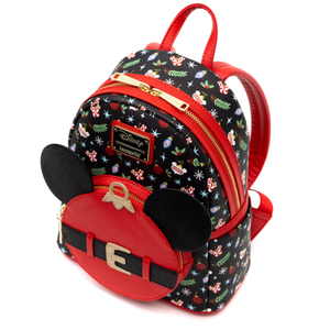 Disney - Mickey Ornament 10” Faux Leather Mini Backpack