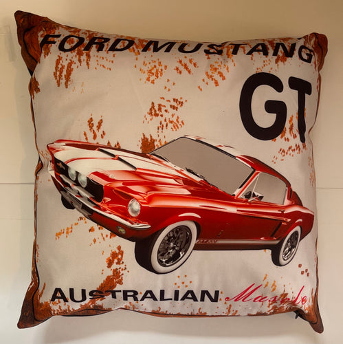 Australian Muscle Car Cushion FORD MUSTANG GT RED