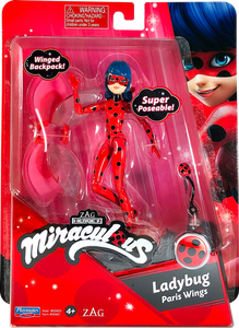 Miraculous: Tales of Ladybug & Cat Noir - Ladybug with Paris Wings 5” Action Figure