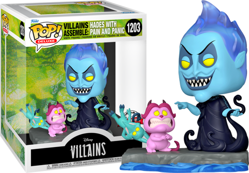 Disney Villains Assemble - Hades with Pain & Panic Deluxe Diorama Pop! Vinyl! 1203