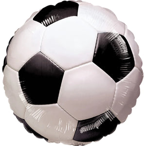 Soccer Ball Round Foil Balloon