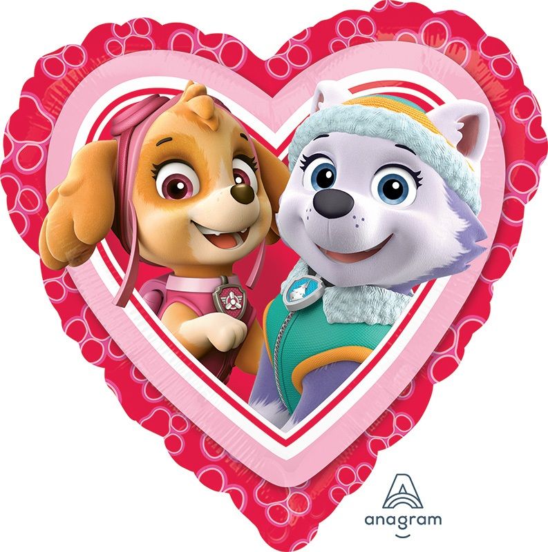 Paw Patrol Love Girl Foil balloon