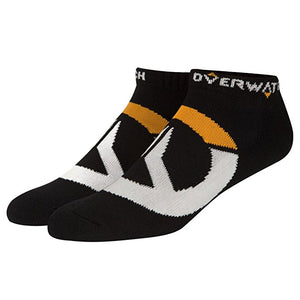 Overwatch Logo 3 Pairs Black Ankle Socks