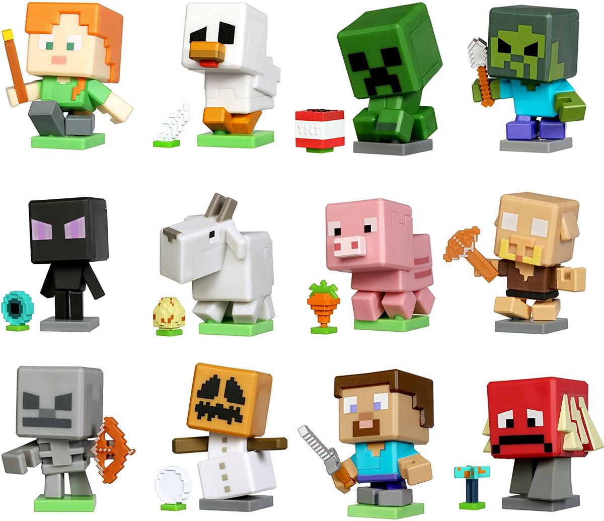 TREASURE X Minecraft Overworld Mine SINGLE PACKS – Funhouse Toys ...